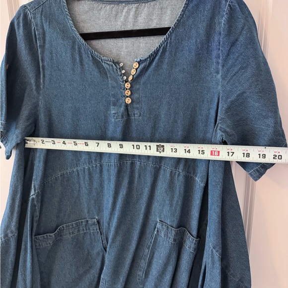 Amazon Blue Denim Tunic Dress - Picture 7 of 16